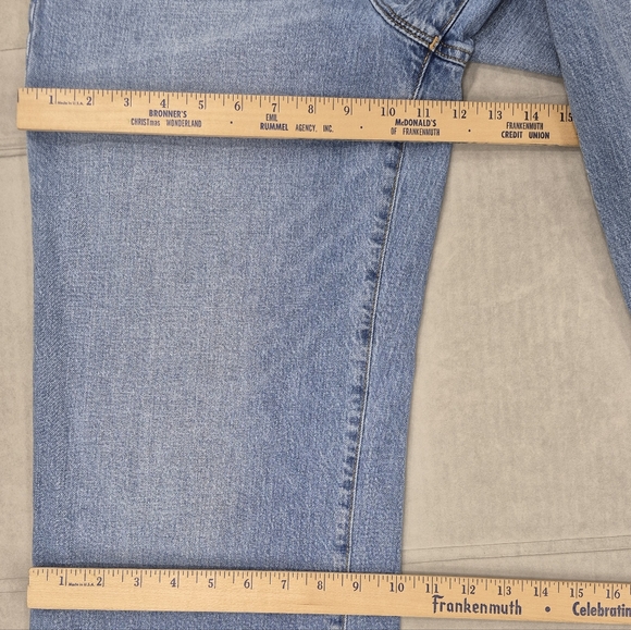 J Crew jeans women's 29 Wide Leg Crop raw hem stretch high rise - Picture 5 of 12